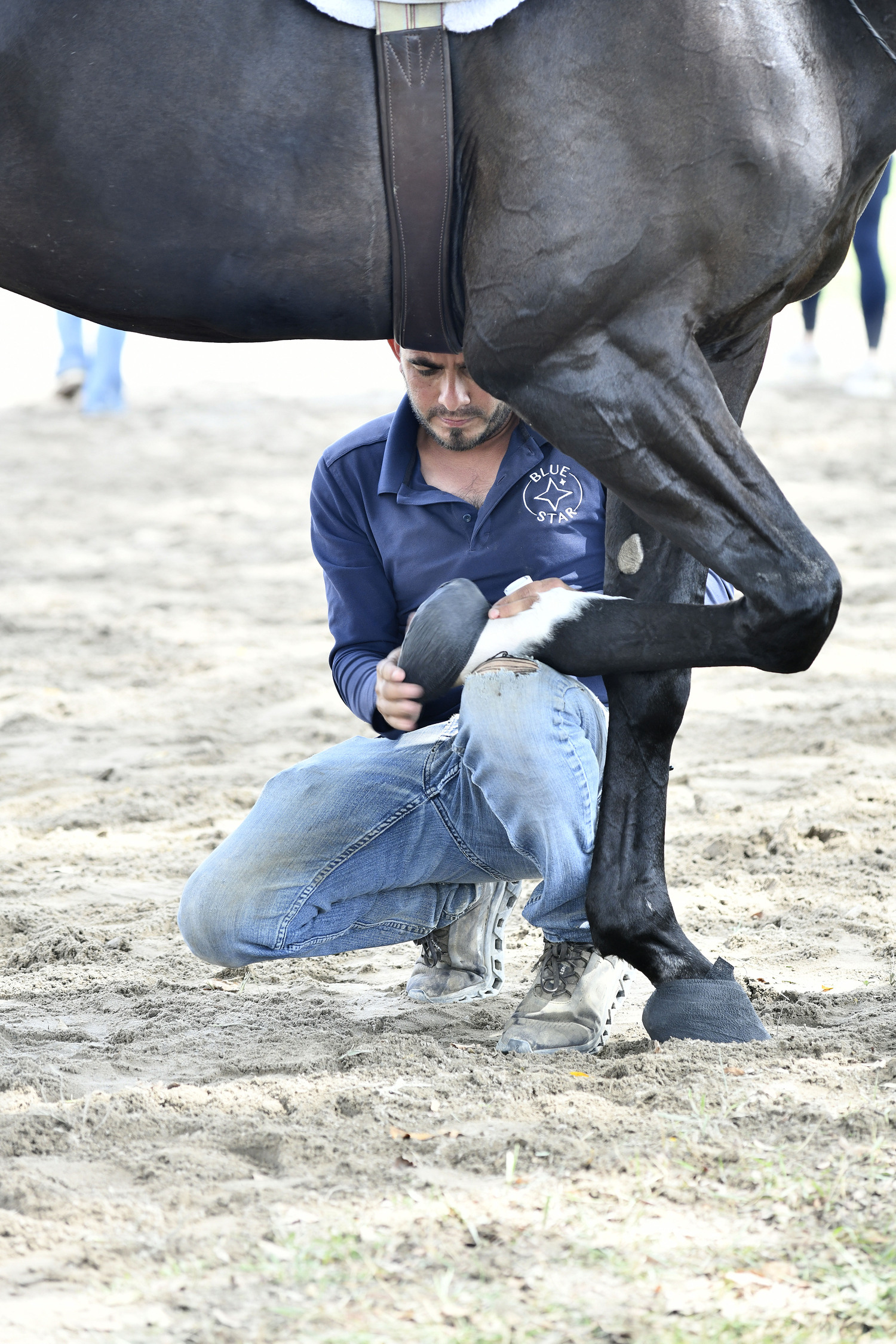 Comfy shoes after a ride. DANA SHAW