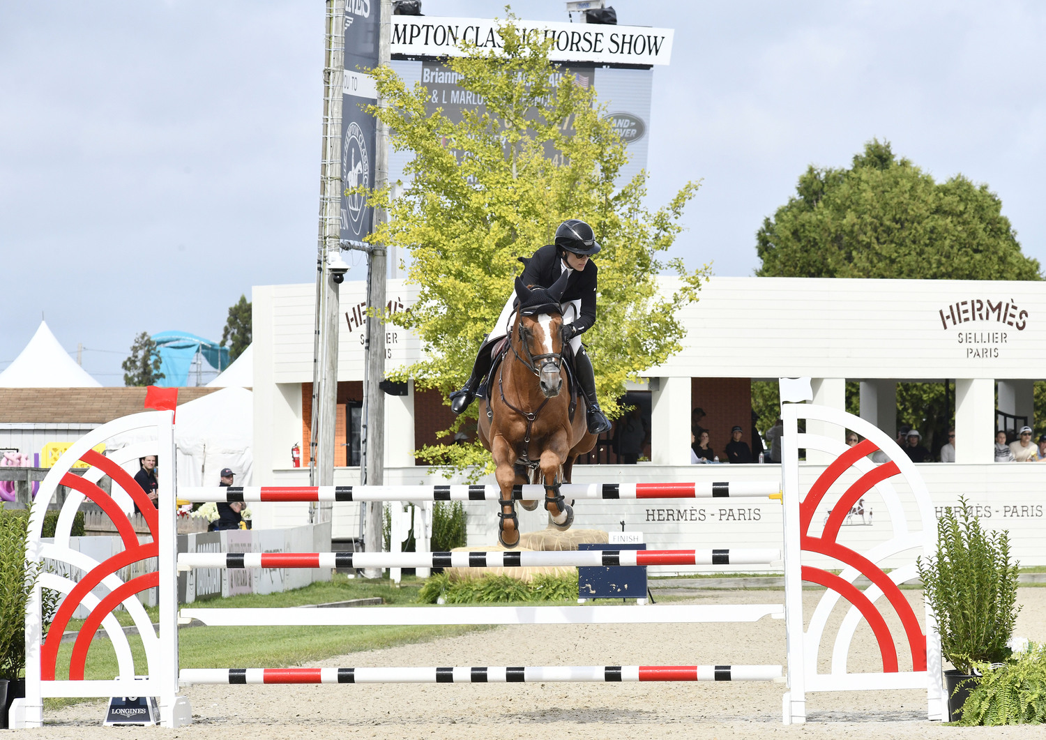 Brianne Goutal-Marteau (USA) and S&L Marlon VD Heffinck won the $30,000 The Wellington Jumper Challenge.  DANA SHAW