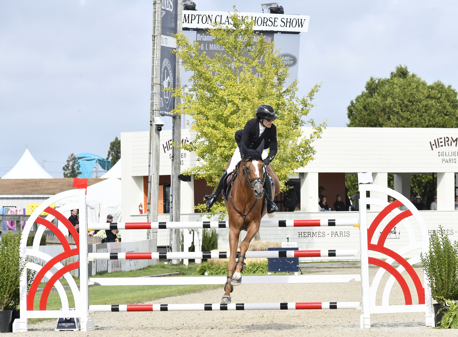 Brianne Goutal-Marteau (USA) and S&L Marlon VD Heffinck won the $30,000 The Wellington Jumper Challenge.         DANA SHAW