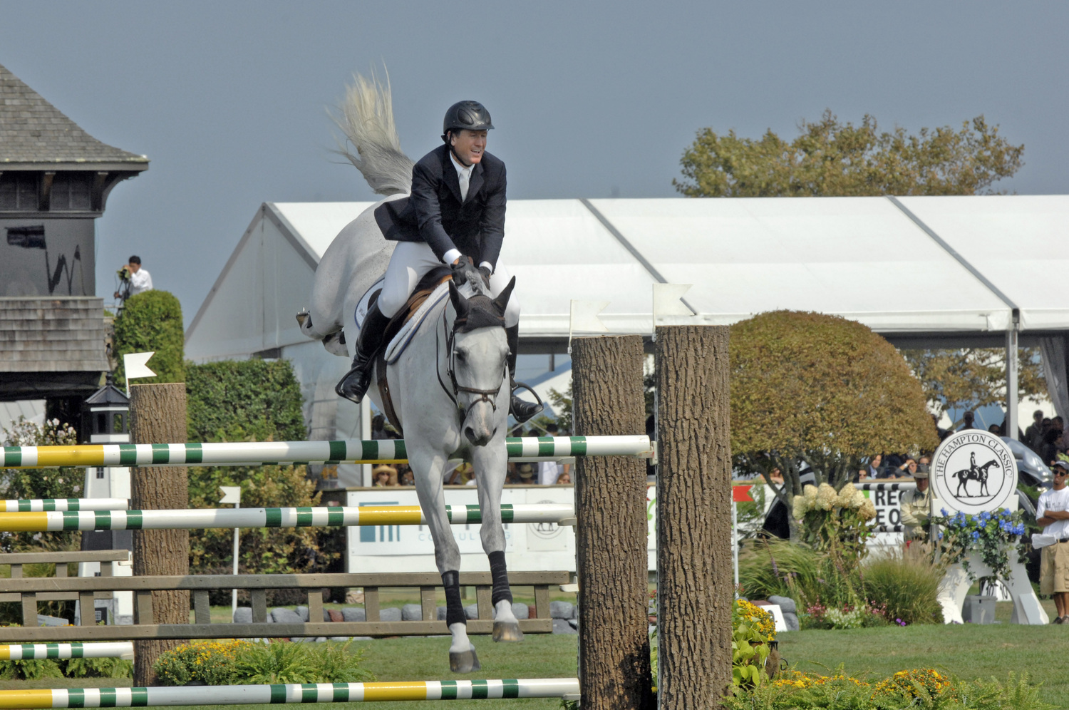 McLain Ward at the Hampton Classic in 2011.  DANA SHAW