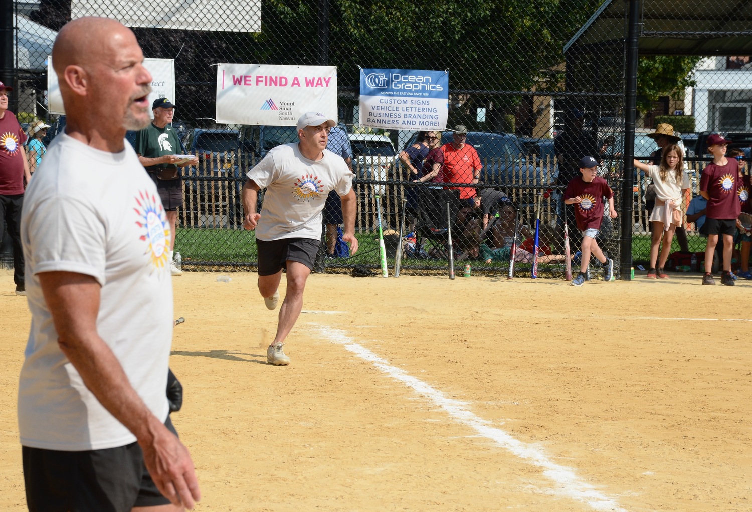 An Artist watches as he sends the ball into the field.  KYRIL BROMLEY