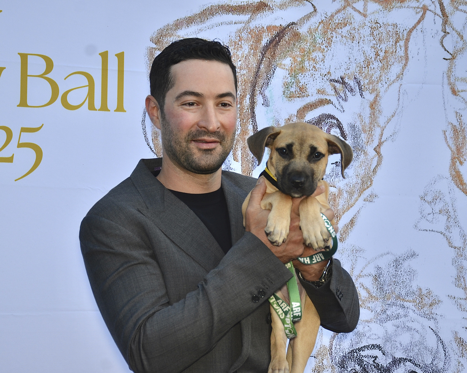 Elias Friedman, with ‘Nala’ at The Animal Rescue Fund of the Hamptons 
