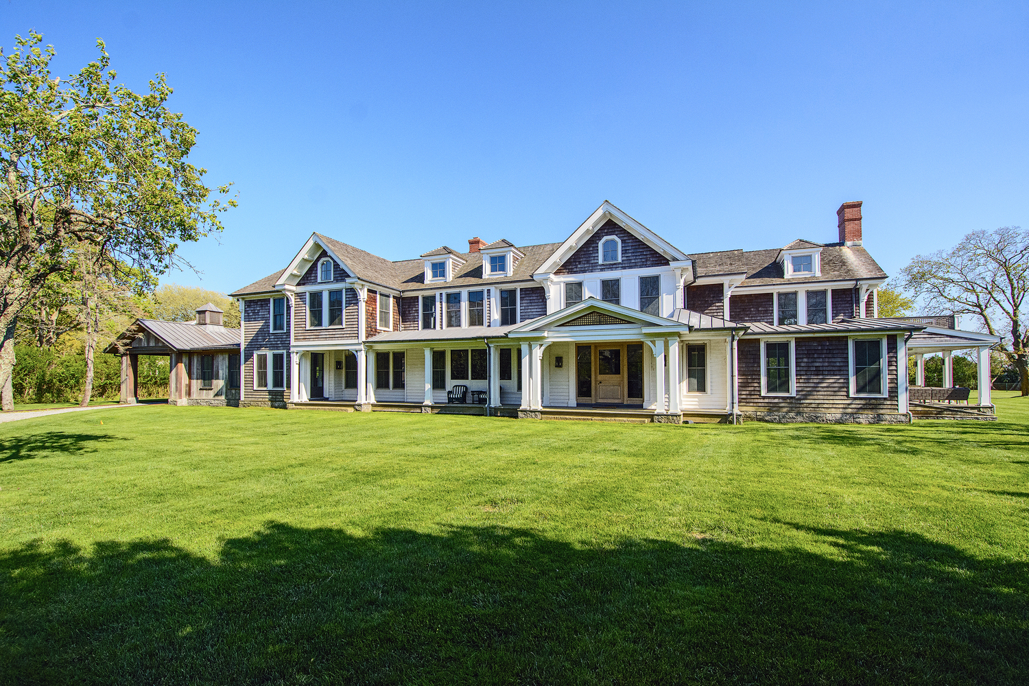 The compound at 475 Flying Point Road in Water Mill sold for $17 million. RICHARD TAVERNA FOR SOTHEBY'S INTERNATIONAL REALTY