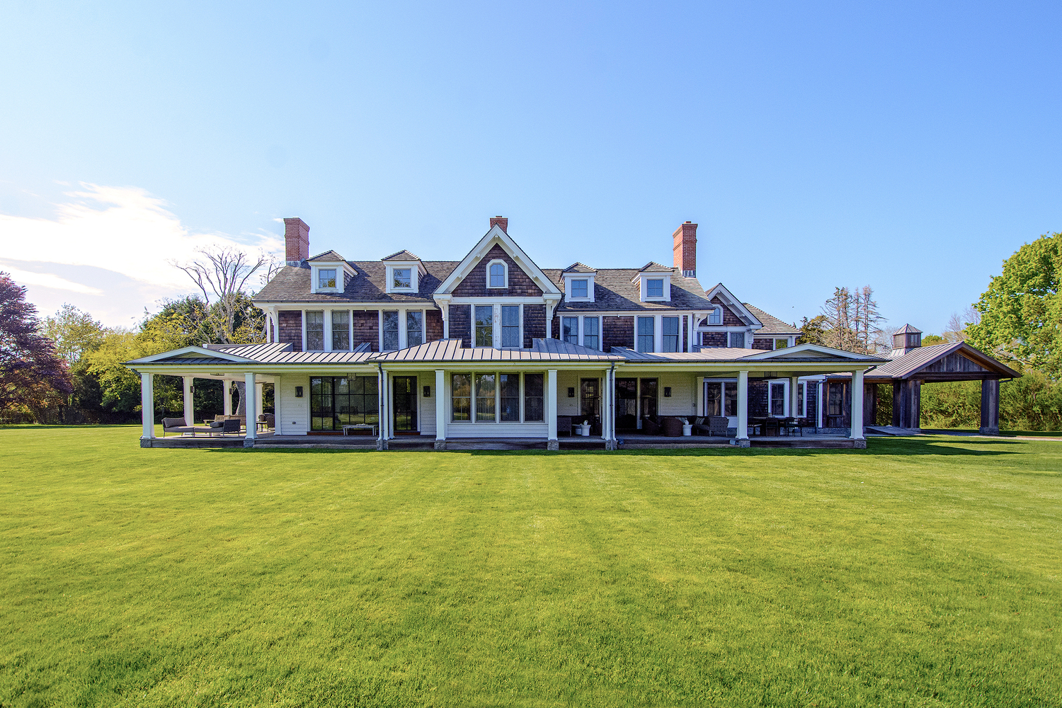 The compound at 475 Flying Point Road in Water Mill sold for $17 million. RICHARD TAVERNA FOR SOTHEBY'S INTERNATIONAL REALTY