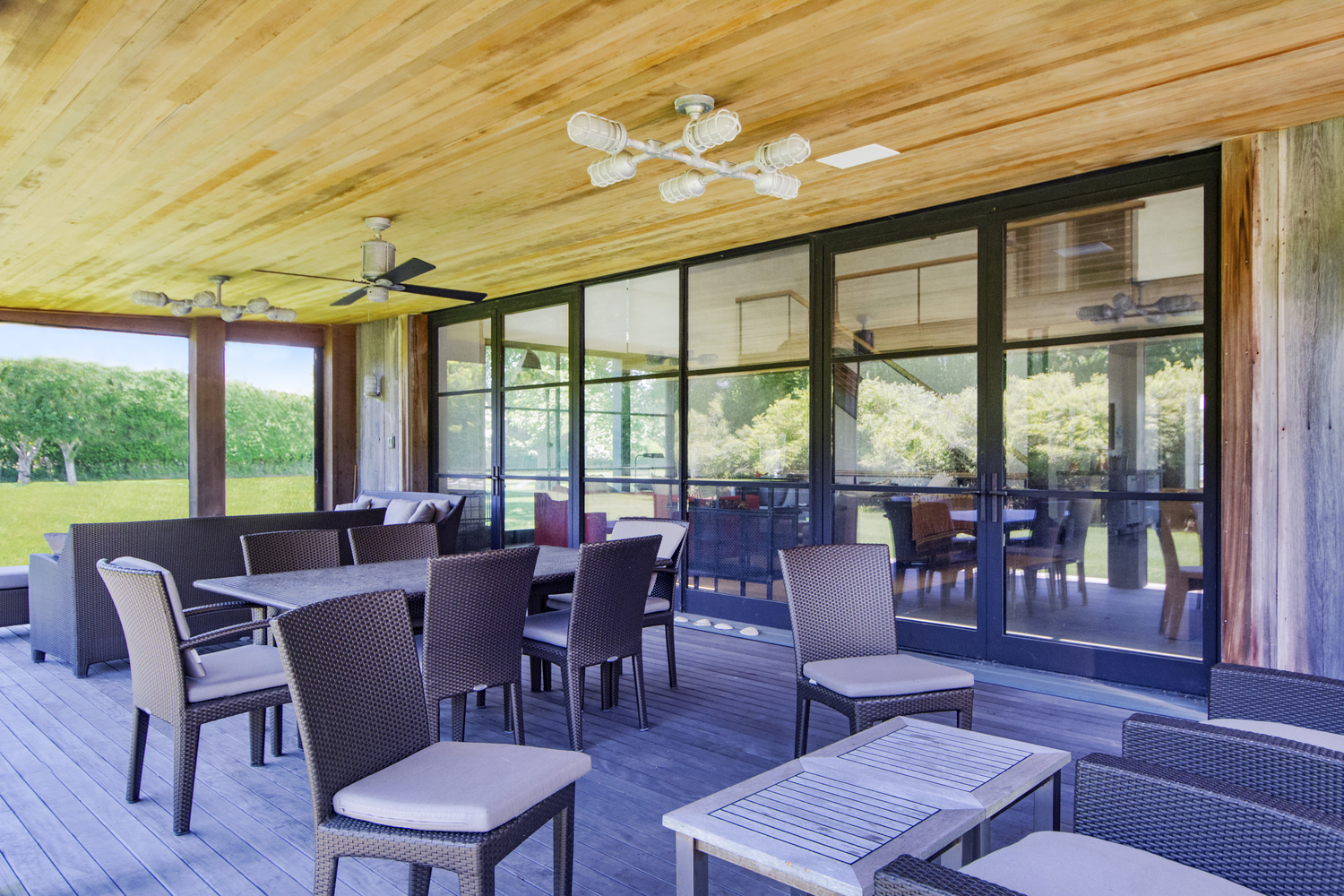 The compound at 475 Flying Point Road in Water Mill sold for $17 million. RICHARD TAVERNA FOR SOTHEBY'S INTERNATIONAL REALTY