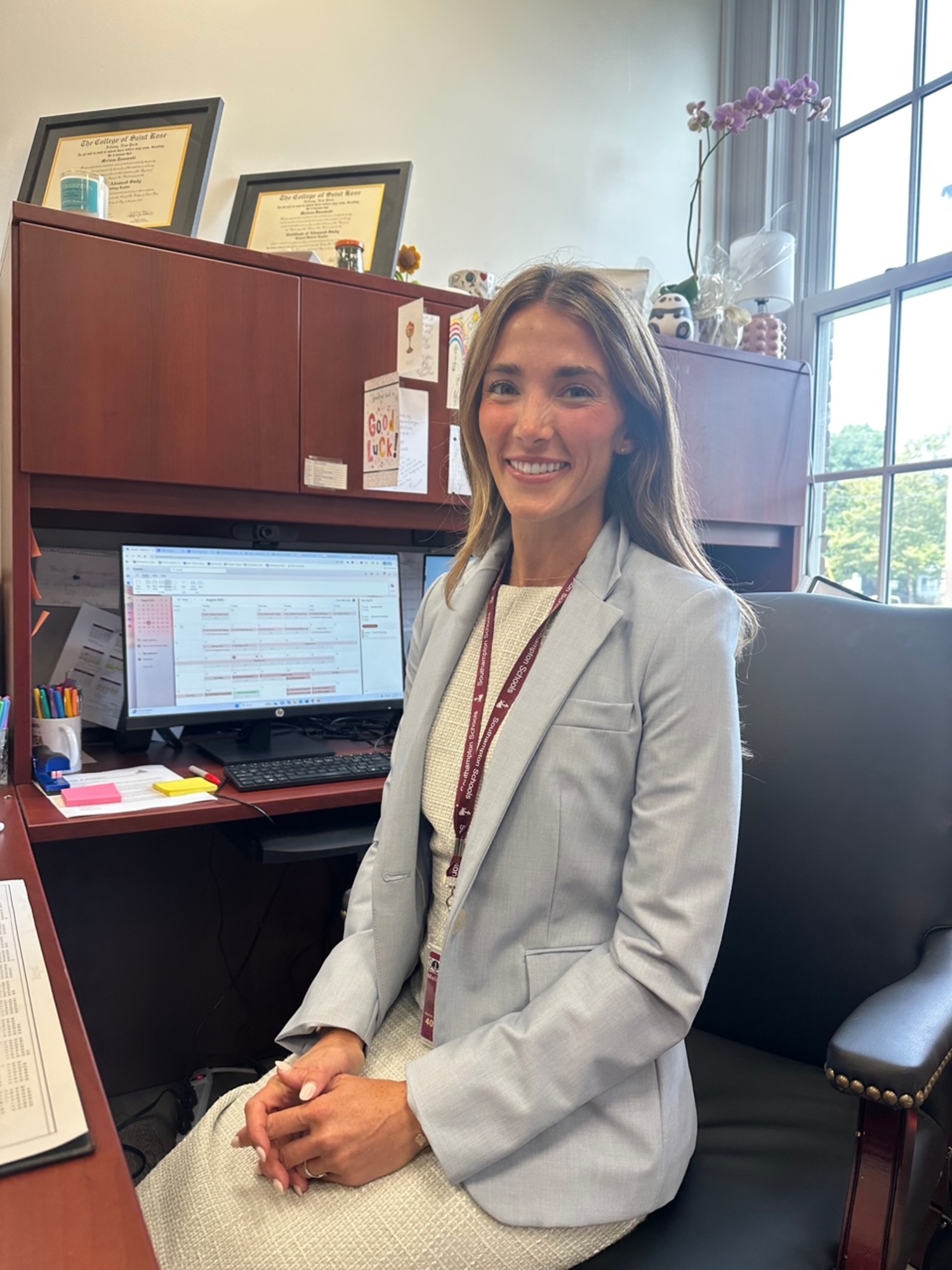 Melissa Danowski recently marked one month as the new principal at Southampton Elementary School. COURTESY SOUTHAMPTON SCHOOL DISTRICT