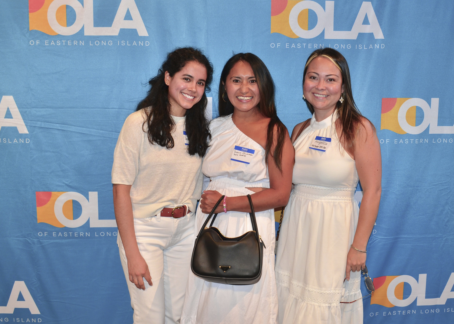 Jhoselin Narvaez, Yesenia Quichimbo and  Angelica Figueroa  at OLA’s Latino Young Professionals 2nd Annual Networking Event 