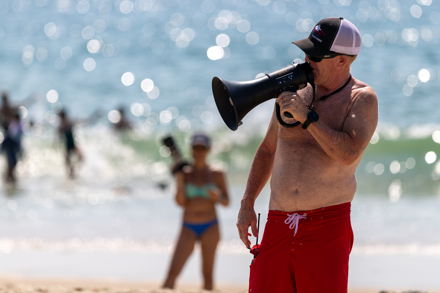 East Hampton Town Chief Lifeguard and HLA President John Ryan Jr.  RON ESPOSITO