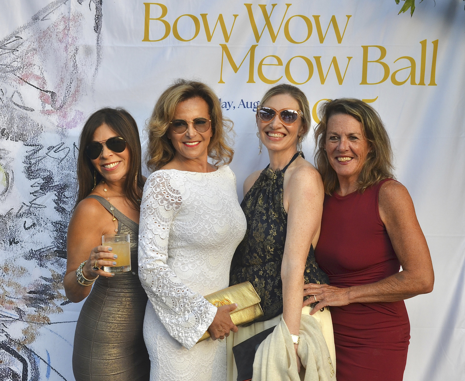 Sheri Rosenblatt, Haya Becker, Amy Tarr and Lesa Tinker at The Animal Rescue Fund of the Hamptons 