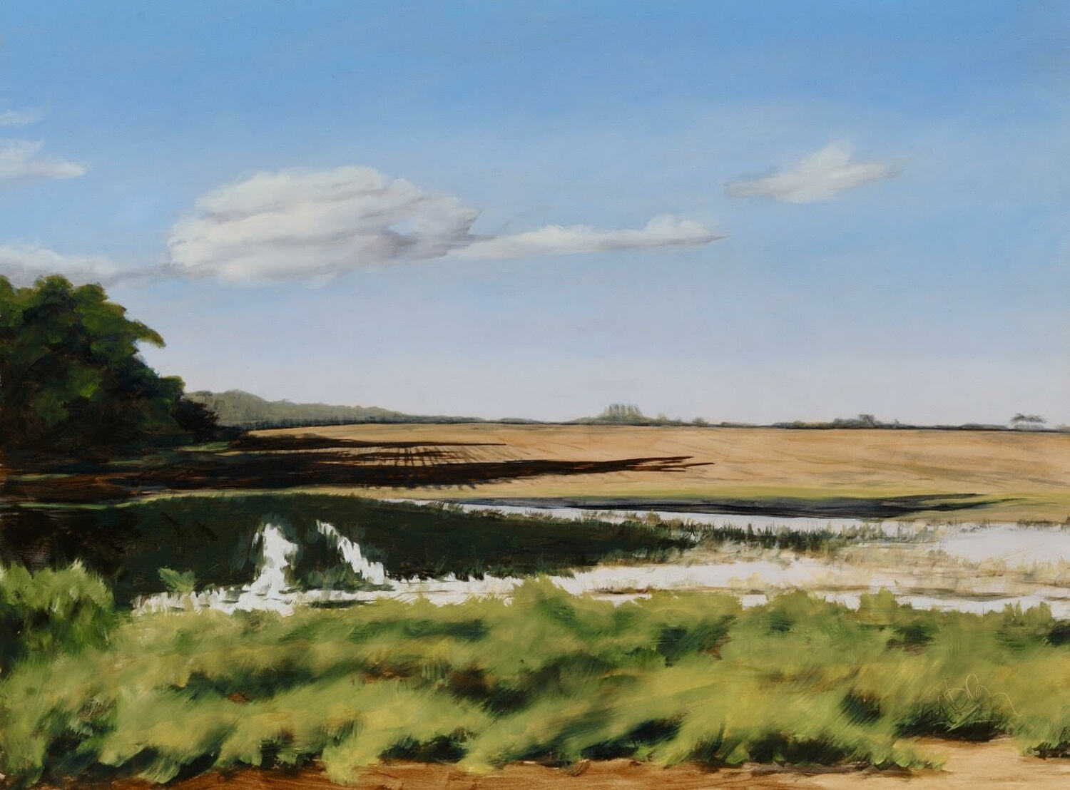 A painting by Eileen Dawn Skretch. COURTESY THE ARTIST