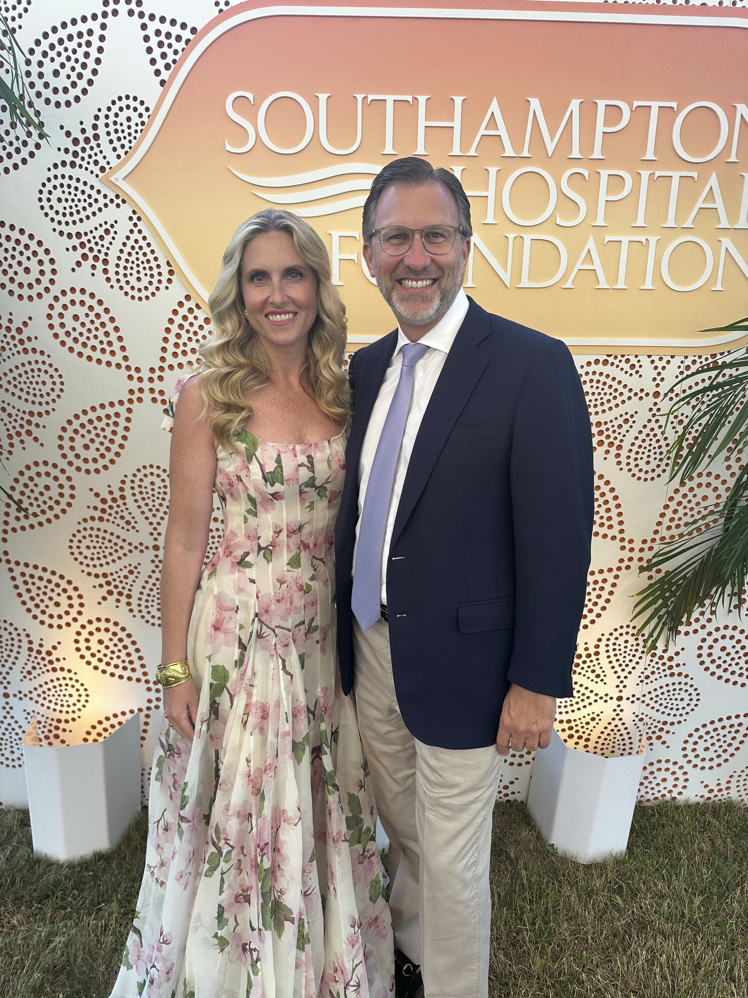 Sarah and Andrew Wetenhall At the Hospital Summer Party.  GREGORY D'ELIA