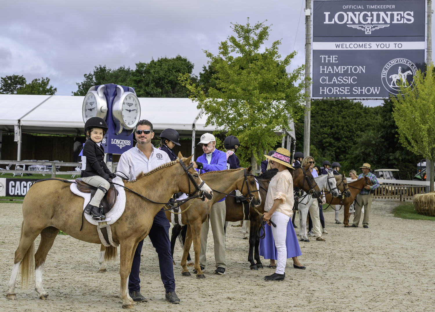There was a very competitive leadline 2-4 class on Sunday.  MARIANNE BARNETT