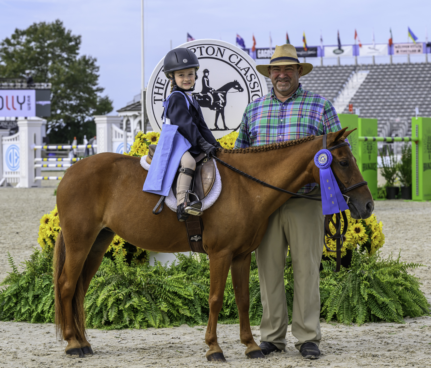 The last section winner of the 2 to 4-year-old leadline class.  MARIANNE BARNETT