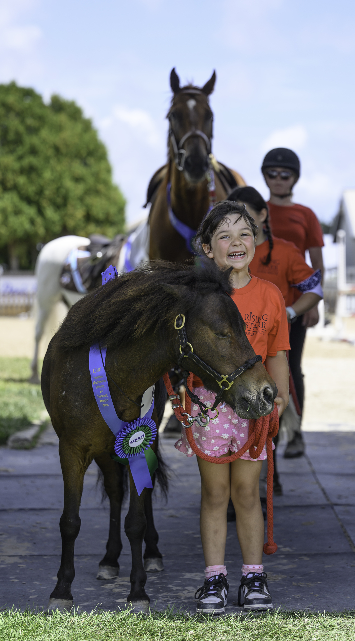 The EQUUS foundation helps kick off Sunday's Opening Day at the Hampton Classic.  MARIANNE BARNETT