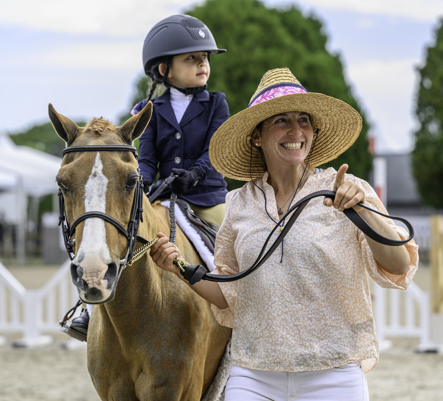 Alison Skapof, another leadline division fixture each year.  MARIANNE BARNETT