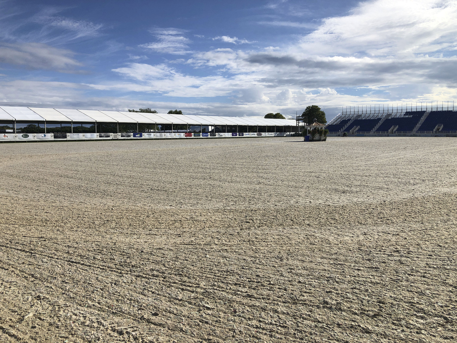 New all-weather footing for the Grand prix field was installed during the spring of 2022. CAILIN RILEY
