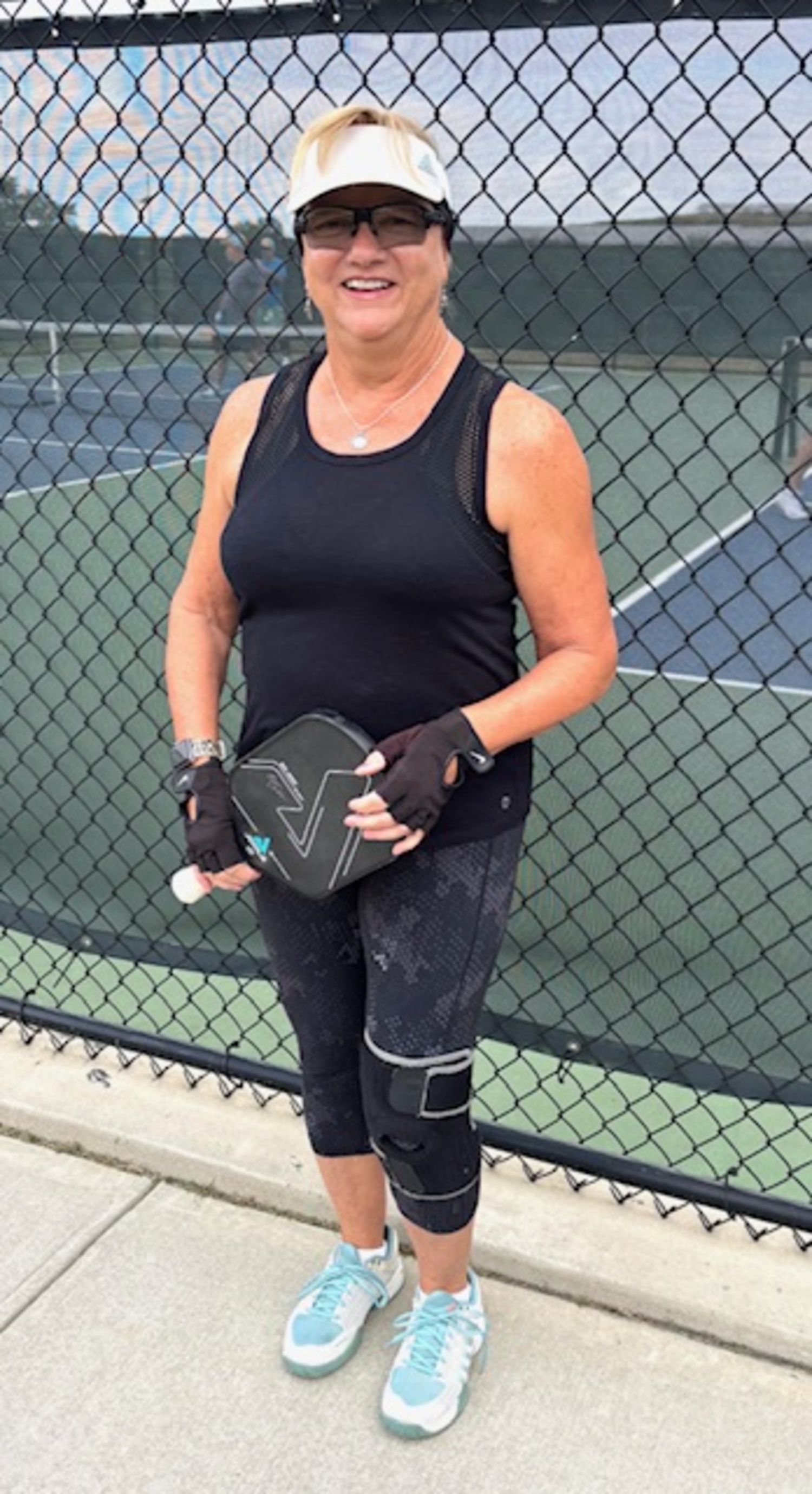 Susan Ross-Licata is one of a few locals who play in Naples all winter long.   COURTESY VINNY MANGANO