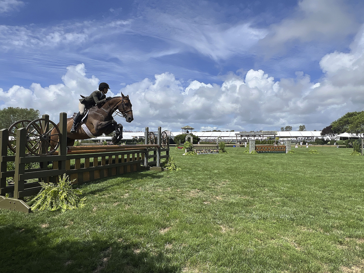 Sunday marked the opening day of the 50th Hampton Classic Horse Show in Bridgehampton.  DANA SHAW