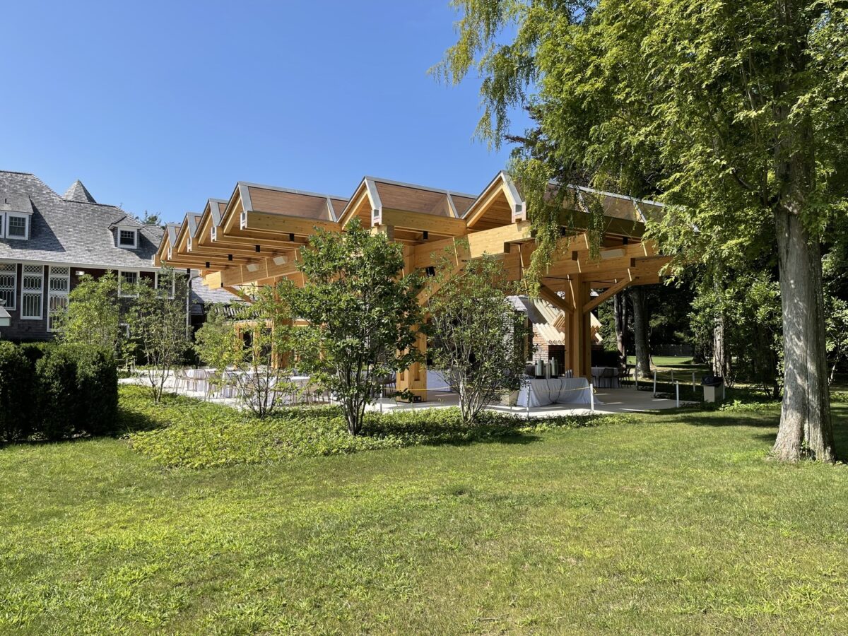 The new Olshan Pavilion by Richard Dattner at the Jewish Center of the Hamptons. ANNE SURCHIN