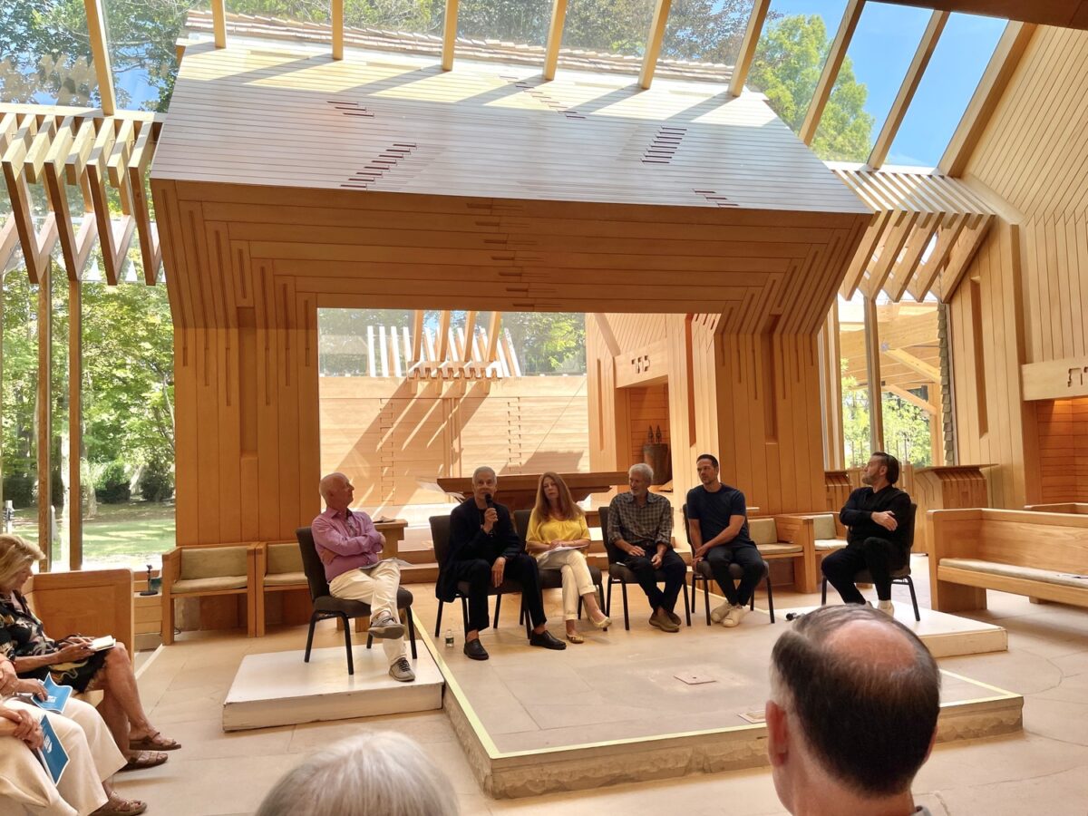 Paul Goldberger, Richard Dattner, Jaine Mehring, Randall Rosenthal and Timothy Godbold.  ANNE SURCHIN
