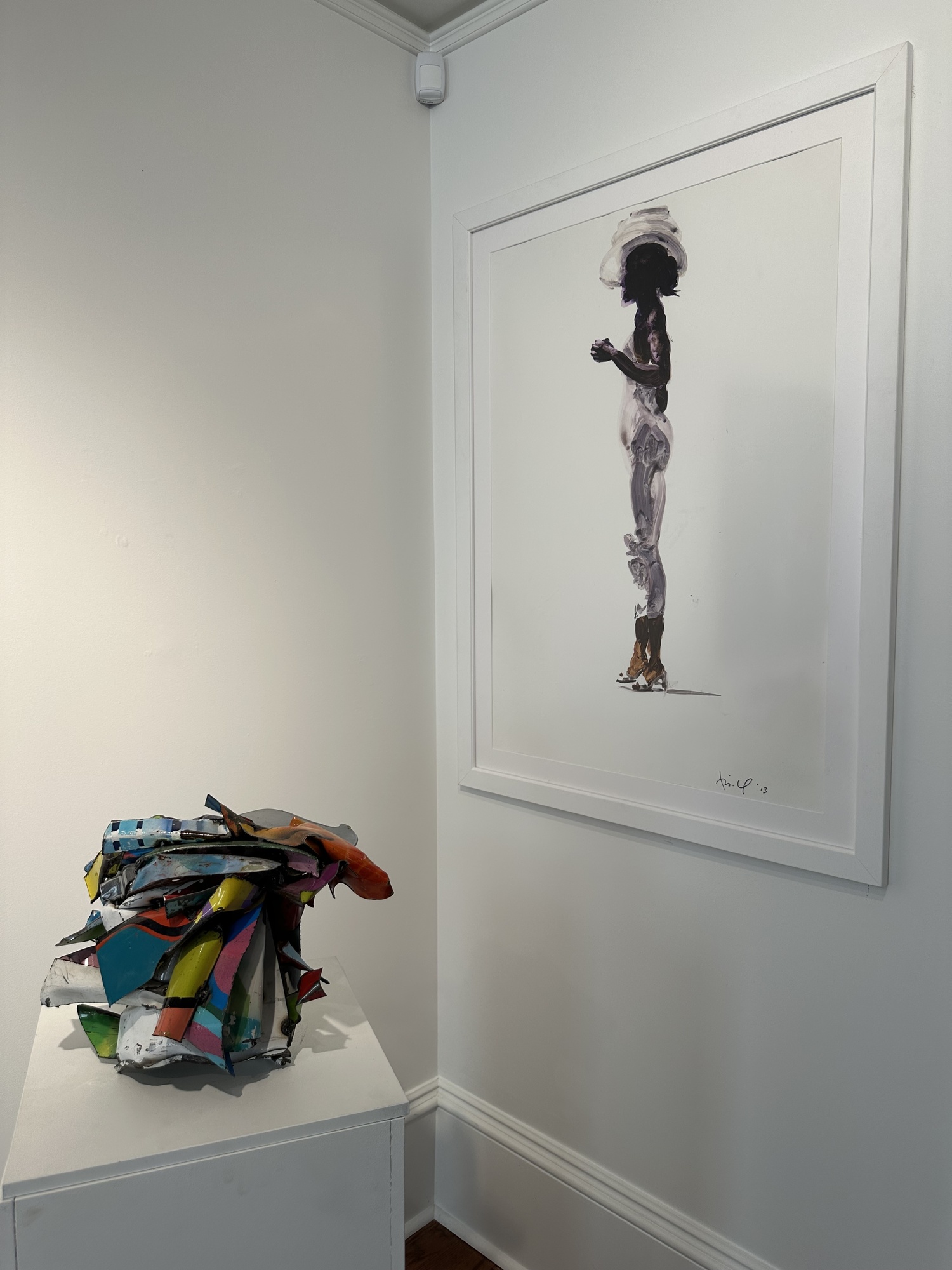 John Chamberlain's sculpture, 