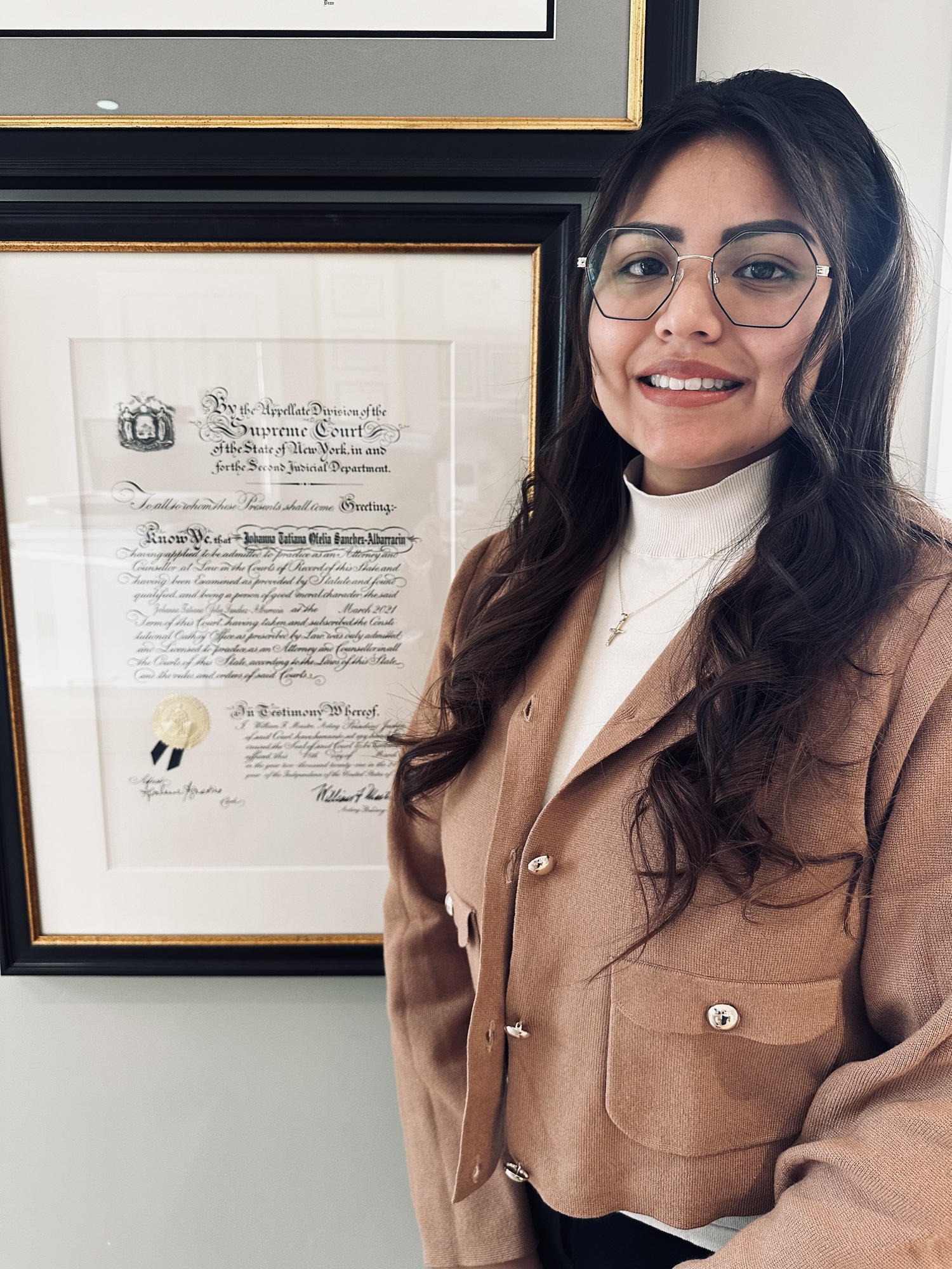 Johanna Sanchez of Bilingual Law Practice, one of the participating businesses in OLA's 