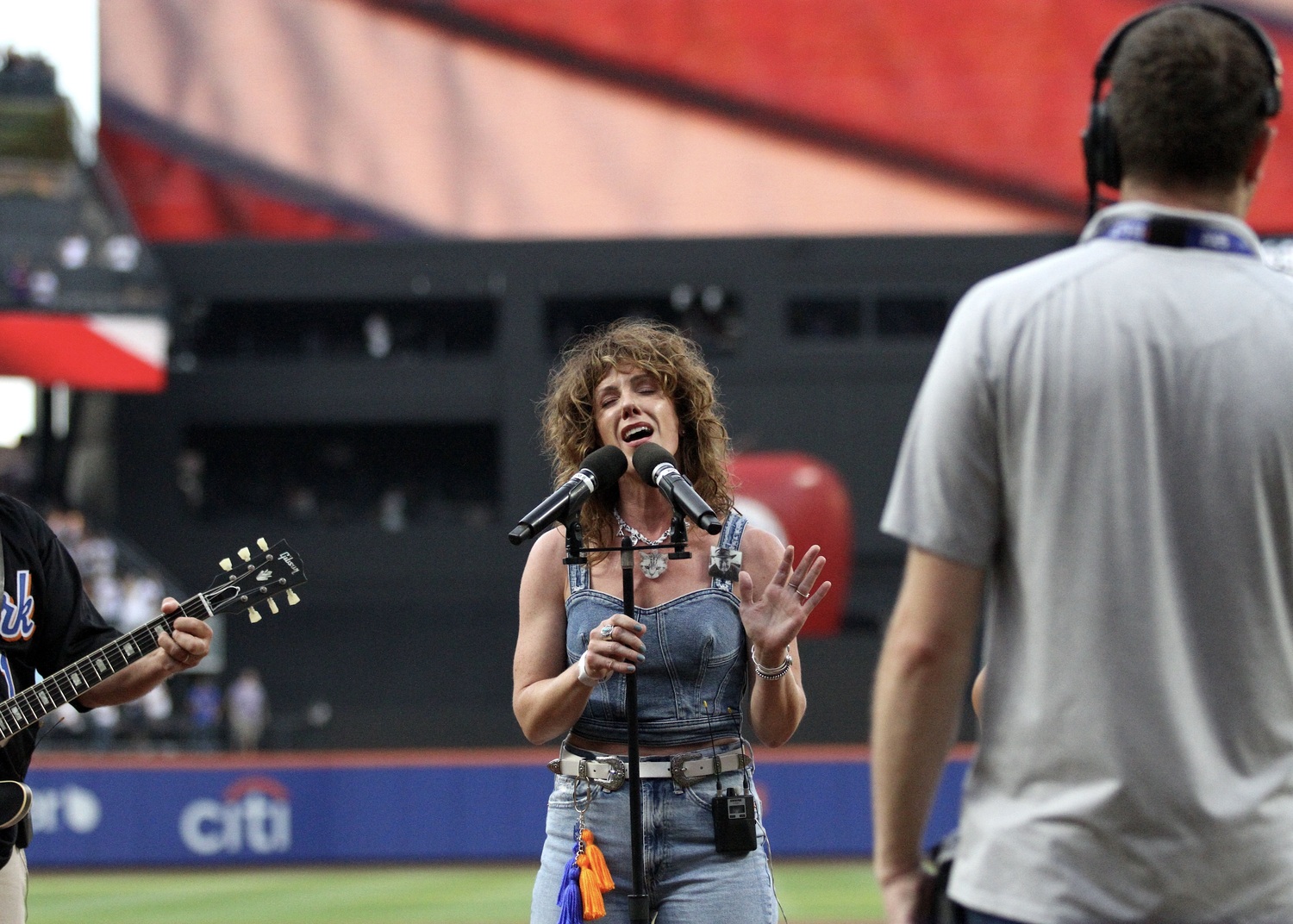 Julia King performs 