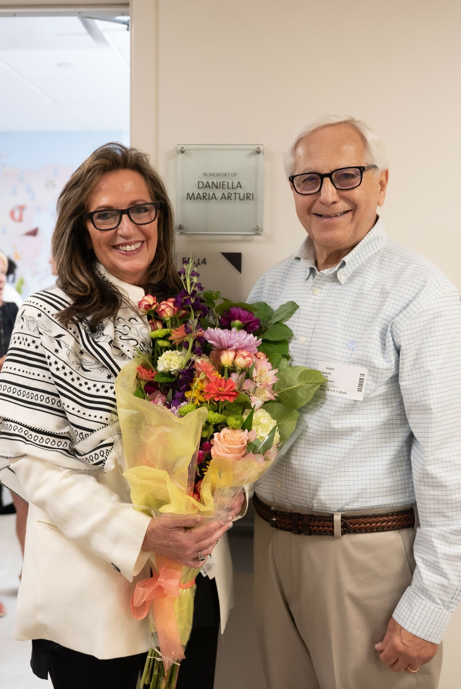 Marie and Emanuel Arturo. COURTESY PBMC