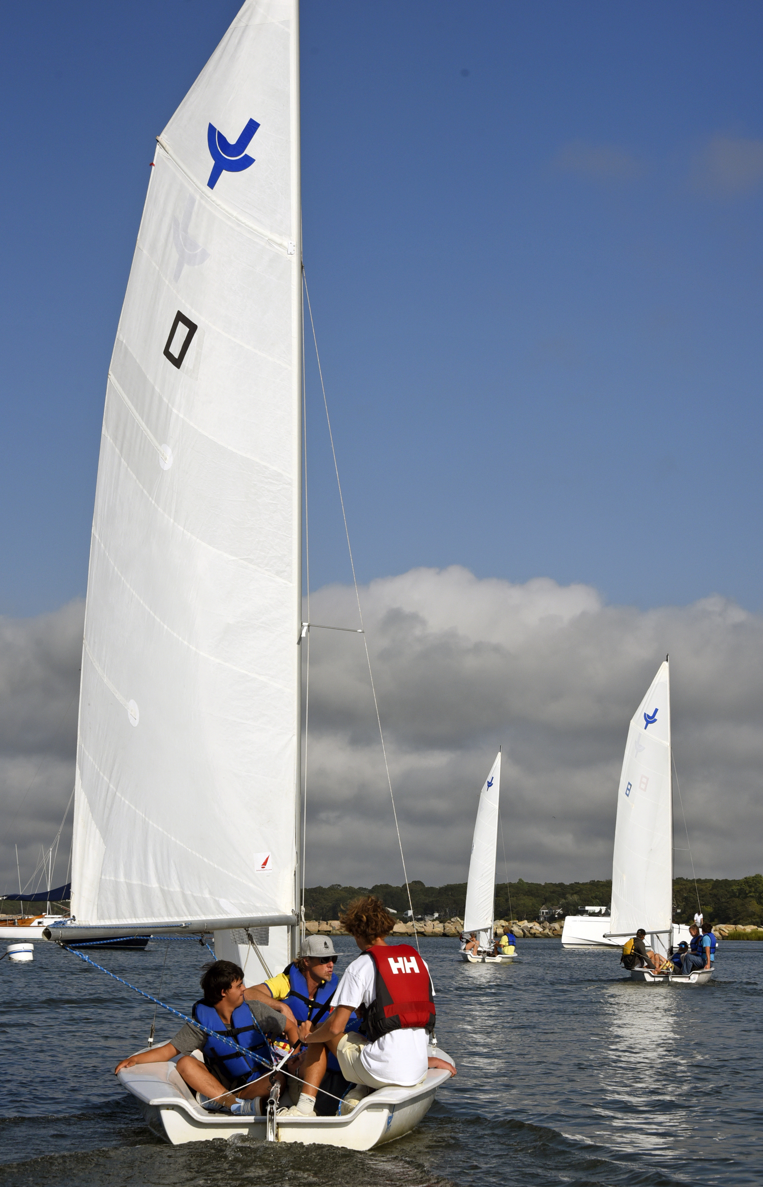 Breakwater Yacht Club and Sailing Center hosted its first-ever hands-on, on-the-water training for its sailing instructors on therapeutic sailing on Monday afternoon. MICHAEL MELLA