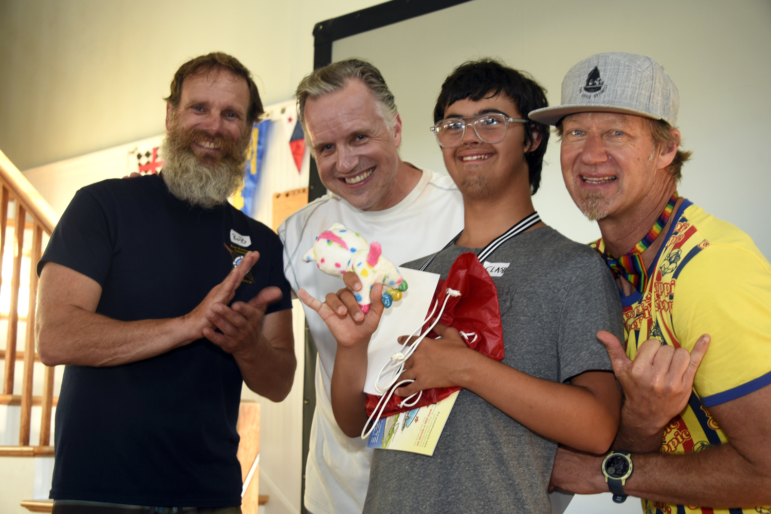 An athlete of Monday's instruction is a certified sailor by Greg Bertish, Bob MIller and Nick Gazzolo. MICHAEL MELLA