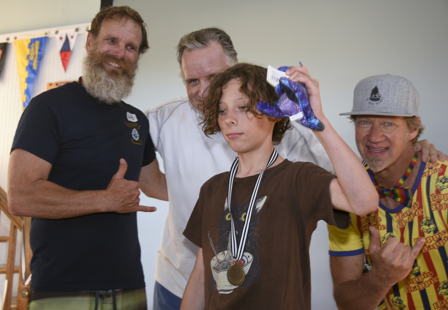 An athlete of Monday's instruction is a certified sailor by Greg Bertish, Bob MIller and Nick Gazzolo. MICHAEL MELLA