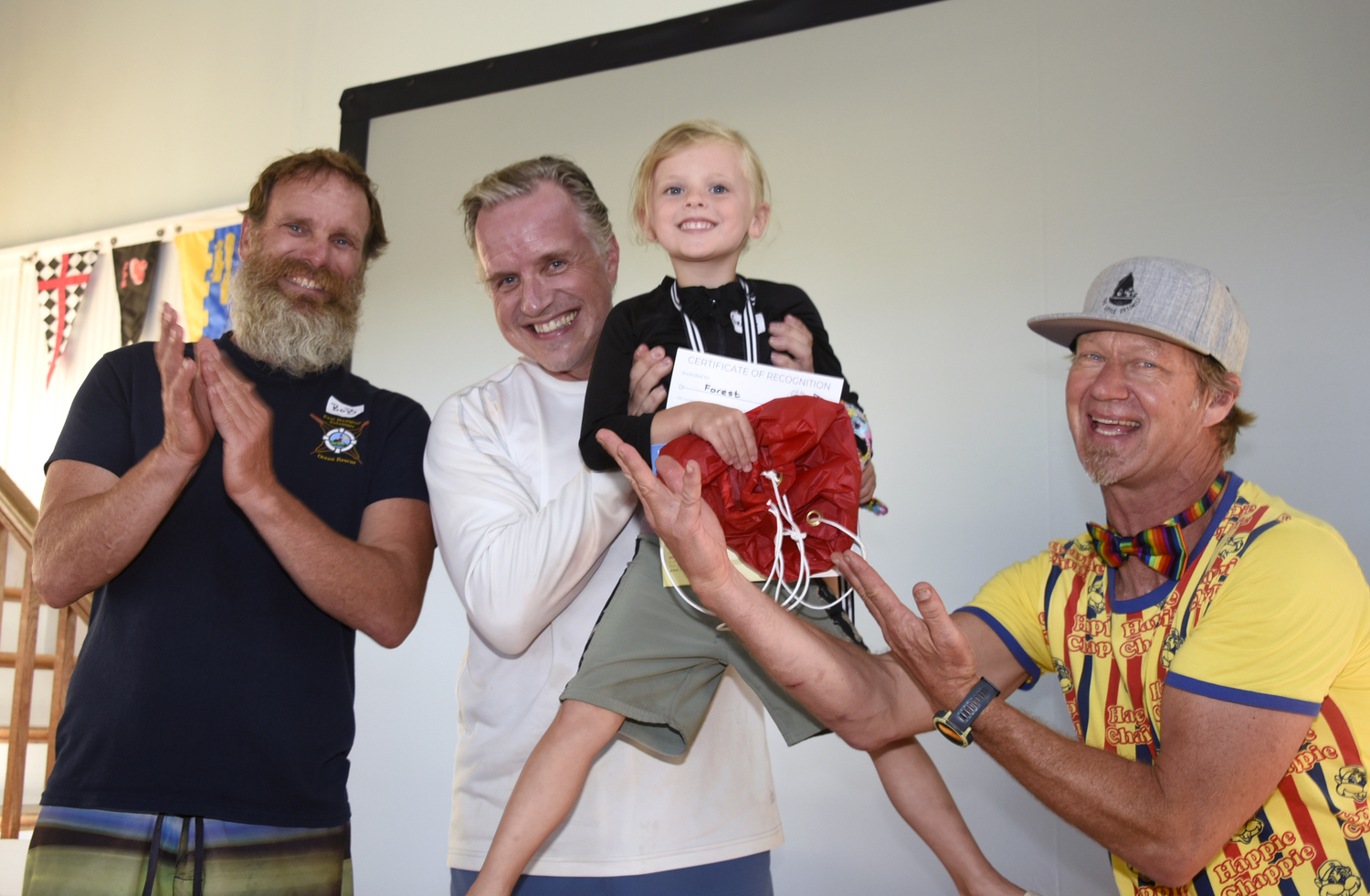 An athlete of Monday's instruction is a certified sailor by Greg Bertish, Bob MIller and Nick Gazzolo. MICHAEL MELLA