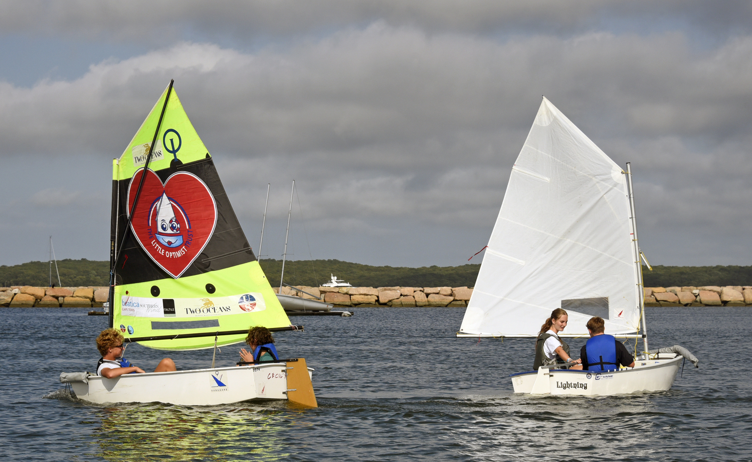 Breakwater Yacht Club and Sailing Center hosted its first-ever hands-on, on-the-water training for its sailing instructors on therapeutic sailing on Monday afternoon. MICHAEL MELLA