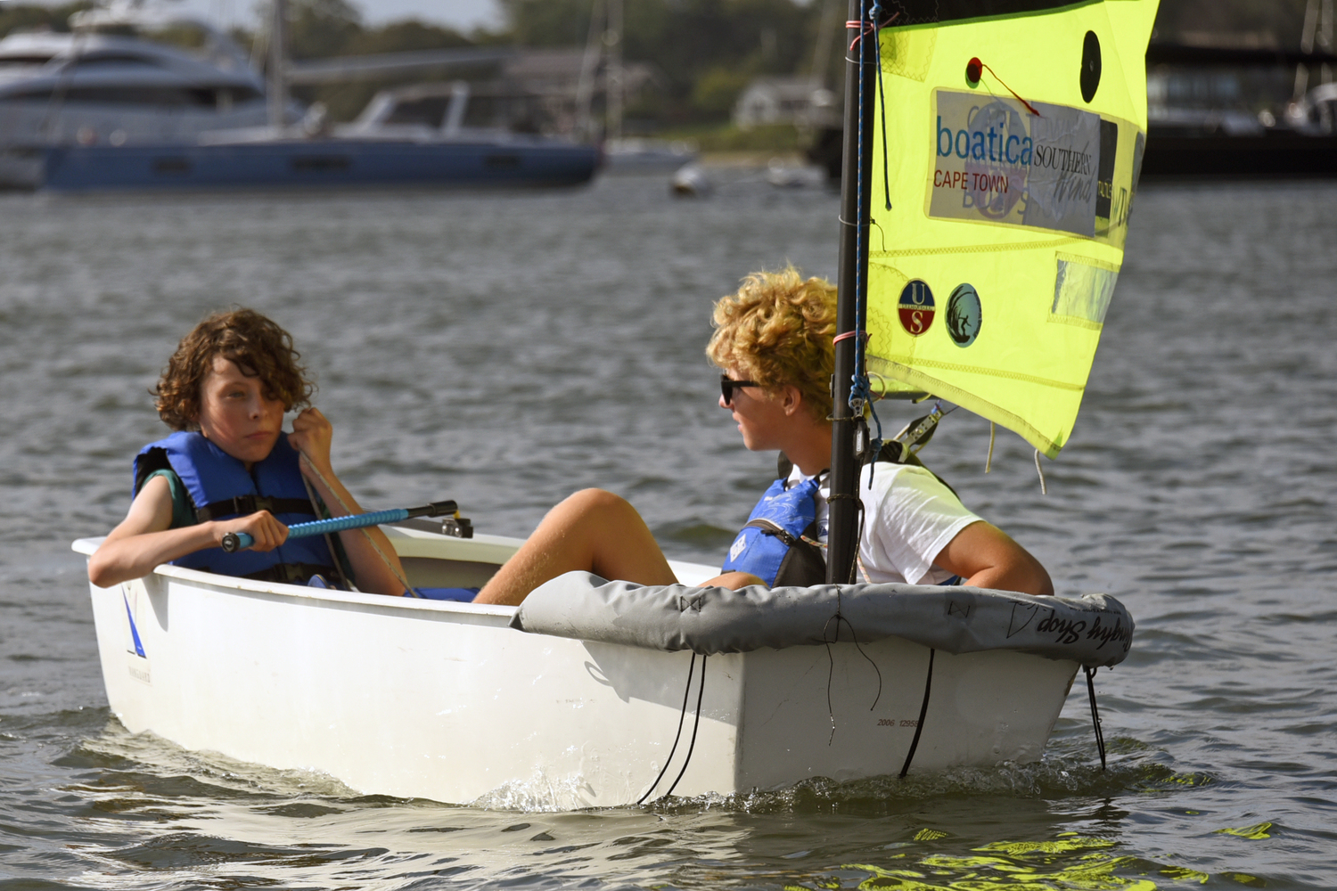 Breakwater Yacht Club and Sailing Center hosted its first-ever hands-on, on-the-water training for its sailing instructors on therapeutic sailing on Monday afternoon. MICHAEL MELLA