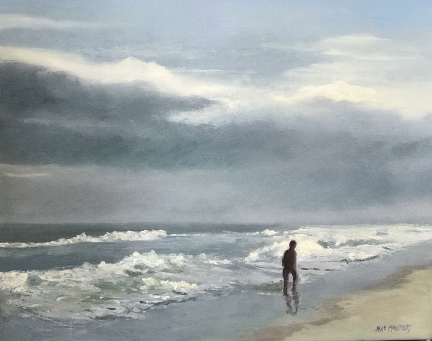 A painting by Pat Garrity. COURTESY THE ARTIST