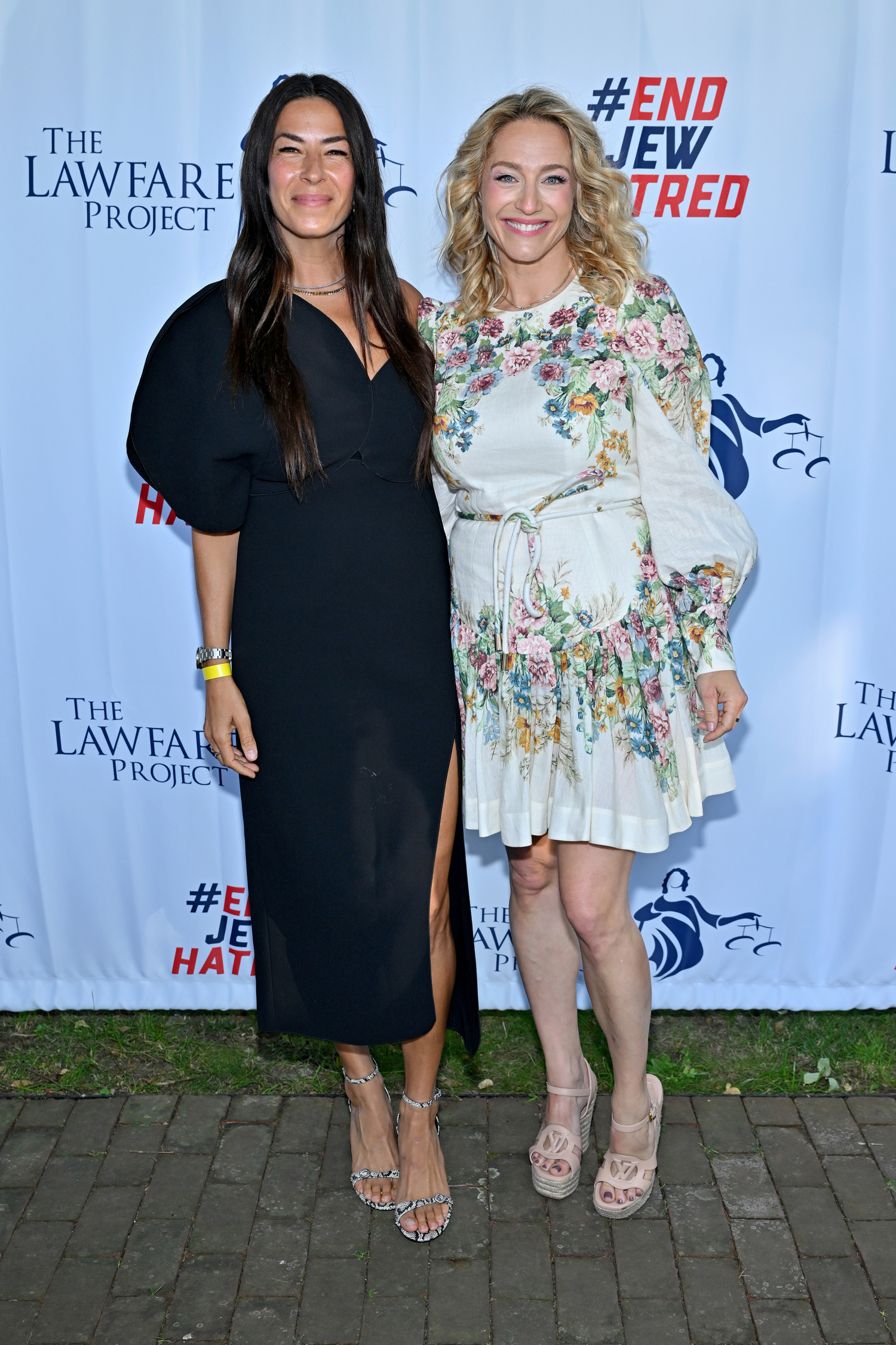 Fashion designer Rebecca Minkoff and Brooke Goldstein, founder and executive director of the Lawfare Project. THE LAWFARE PROJECT/#ENDJEWHATRED