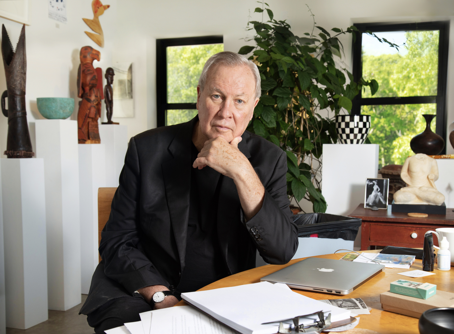 Robert Wilson at The Watermill Center. PHOTOGRAPH © BRONWEN SHARP