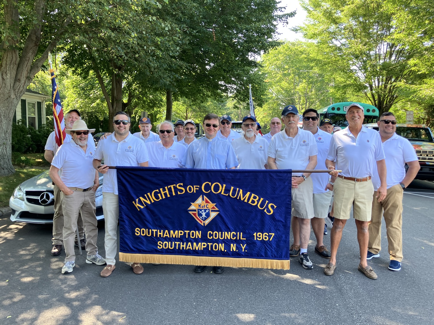 Southampton, New York Council #1967 of the Knights of Columbus was awarded the distinction of Star Council for the Columbian Year 2024-25, the international organization’s top honor for local councils. The Star Council Award recognizes overall excellence in the areas of growing membership, promoting Knights of Columbus insurance benefits, sponsoring Catholic faith formation programs and volunteering time through service-oriented activities. Council #1967 is in concert with two local parishes, Our Lady of Poland and the Basilica Parish of the Sacred Hearts of Jesus and Mary, along with the regional Catholic elementary school, Our Lady of the Hamptons.  Some of the other charities supported by the local council are  Birthright of Peconic, Heart of the Hamptons. St. Jude’s Children’s Hospital and scholarships to  seminarians in their journey to priesthood.  COURTESY KNIGHT OF COLUMBUS COUNCIL #1967