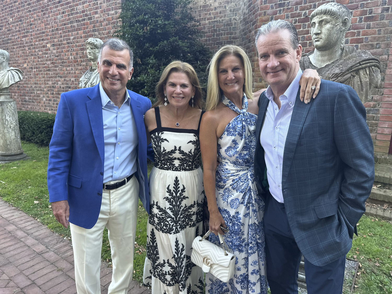 Rob and Helena Vahradian, Lisa and Matt Allen at Summerfest Gala.    GREGORY D'ELIA