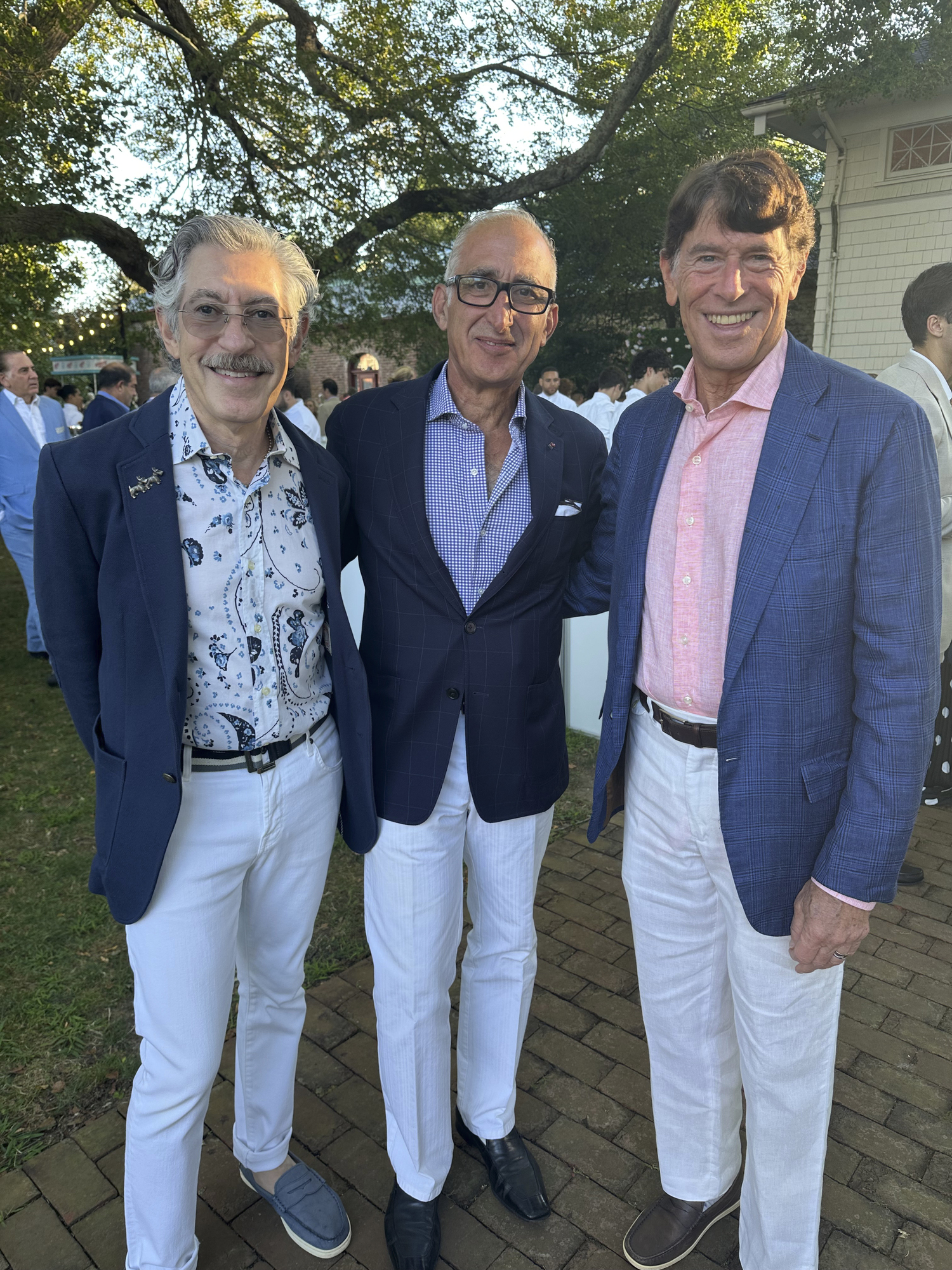 Mark Fichandler, Siamak Samii, and Paul Travis at Summerfest Gala.   GREGORY D'ELIA