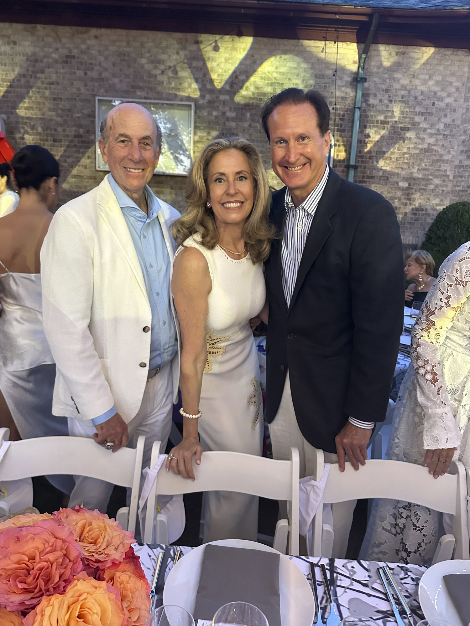 David and Simone Levison and Mayor Bill Manger at Summerfest Gala.     GREGORY D'ELIA