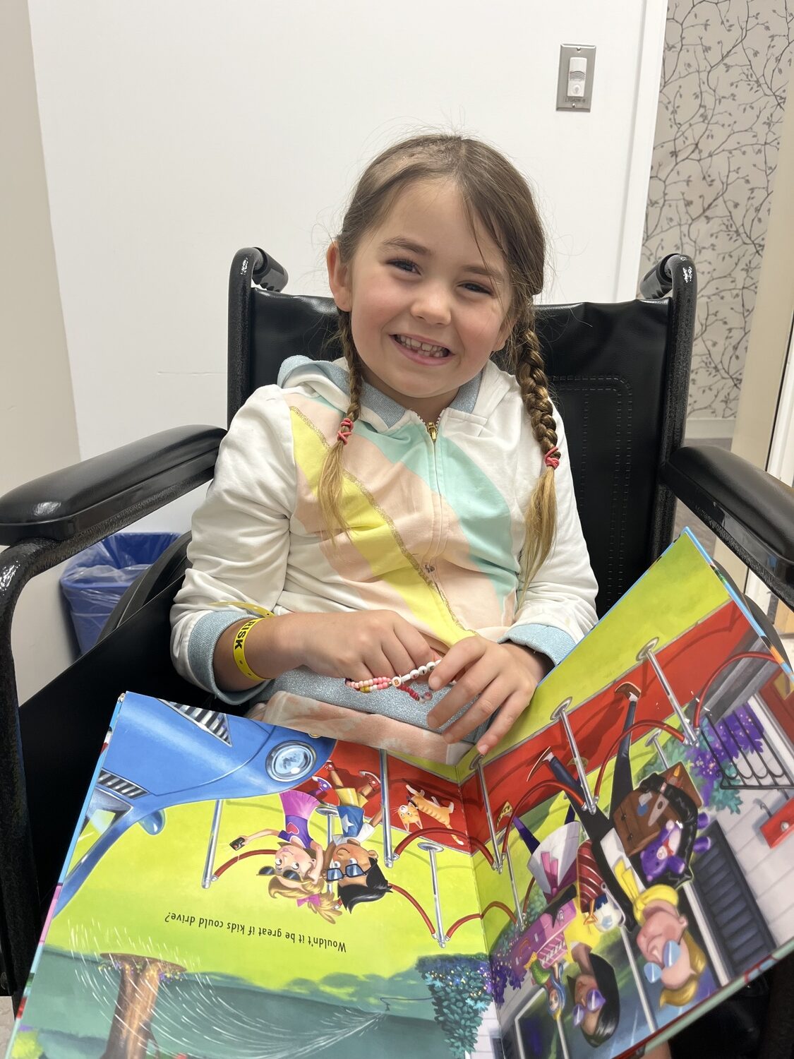 At 6 years old, Scarlett Parry is fighting the battle of her life: brain cancer. COURTESY JOHN PARRY