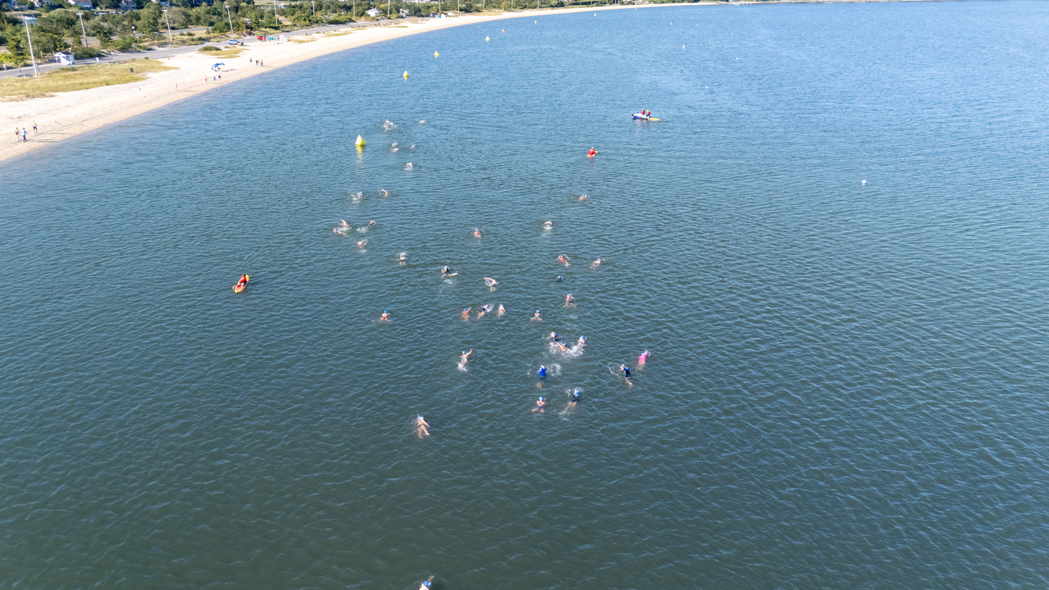 The STAR Aquacenter held its second annual Summer Splash open water swim event this past Saturday morning at Long Beach in Noyac.  RON ESPOSITO