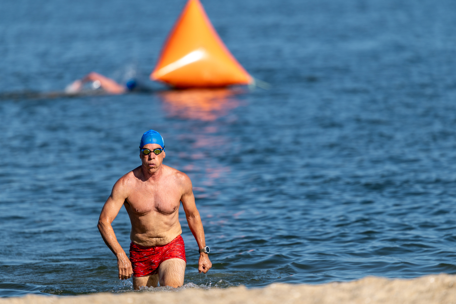 The STAR Aquacenter held its second annual Summer Splash open water swim event this past Saturday morning at Long Beach in Noyac.  RON ESPOSITO