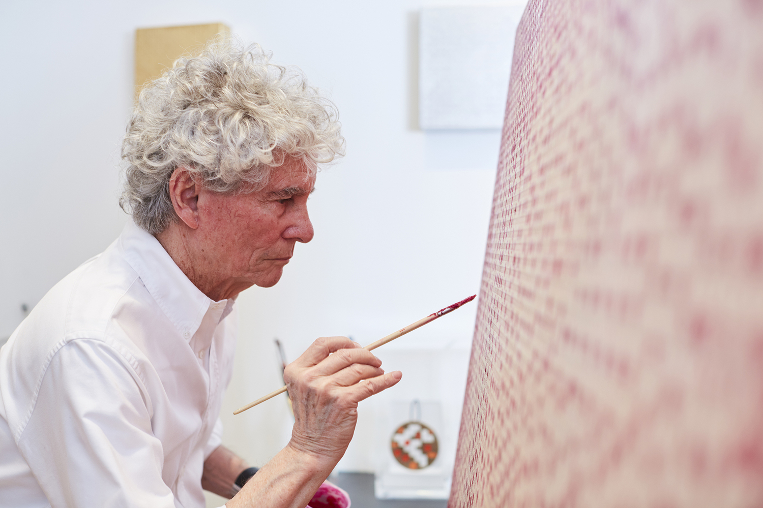 The late artist Tony Bechara in 2018. A book launch for Bechar's 