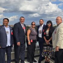 The members of the Shinnecock Nation Council of Trustees visited Washington D.C. on Tuesday to meet with officials from the Department of the Interior to discuss Southampton Town's legal challenge of the federal listing of the tribe's Westwoods land on a federal register of tribal lands.