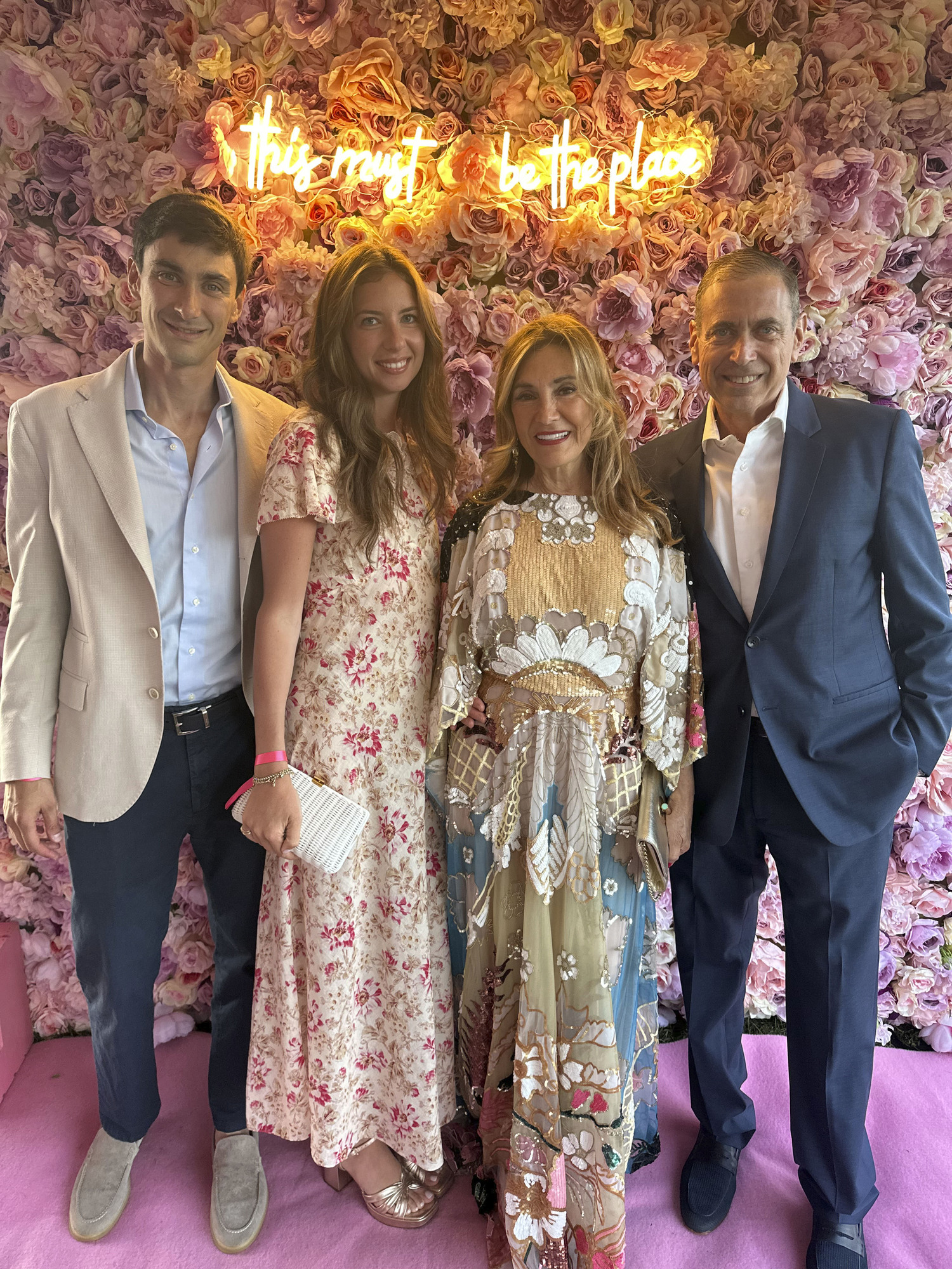 Bradley and Alexandra Fishel with Maria and Ken Fishel at Concert for a Cause.    GREGORY D'ELIA