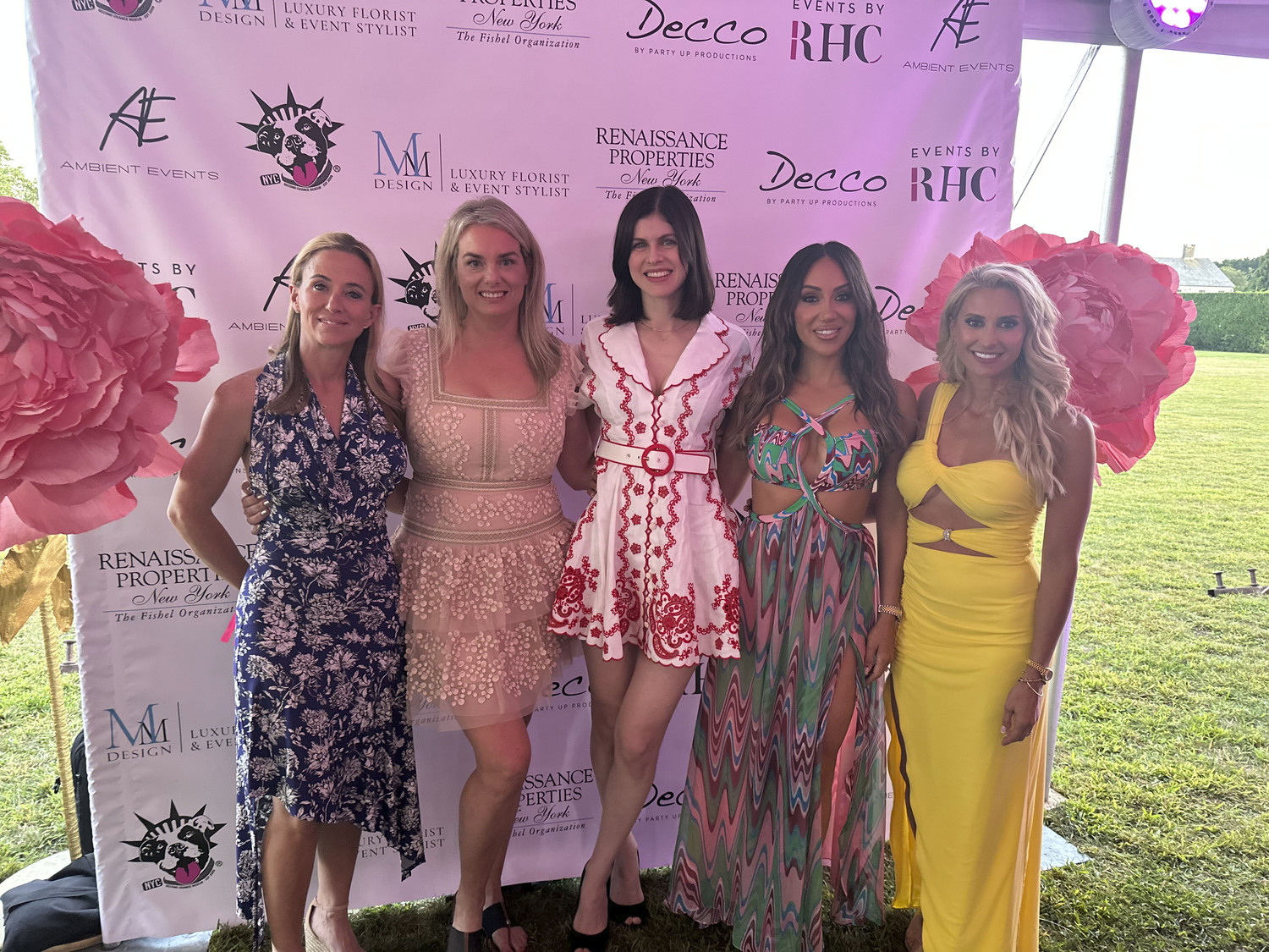 Jennifer Brooks, Kate McEntee, Alex Daddario, Melissa Gorga and Lisa Blanco at Concert for a Cause.     GREGORY D'ELIA