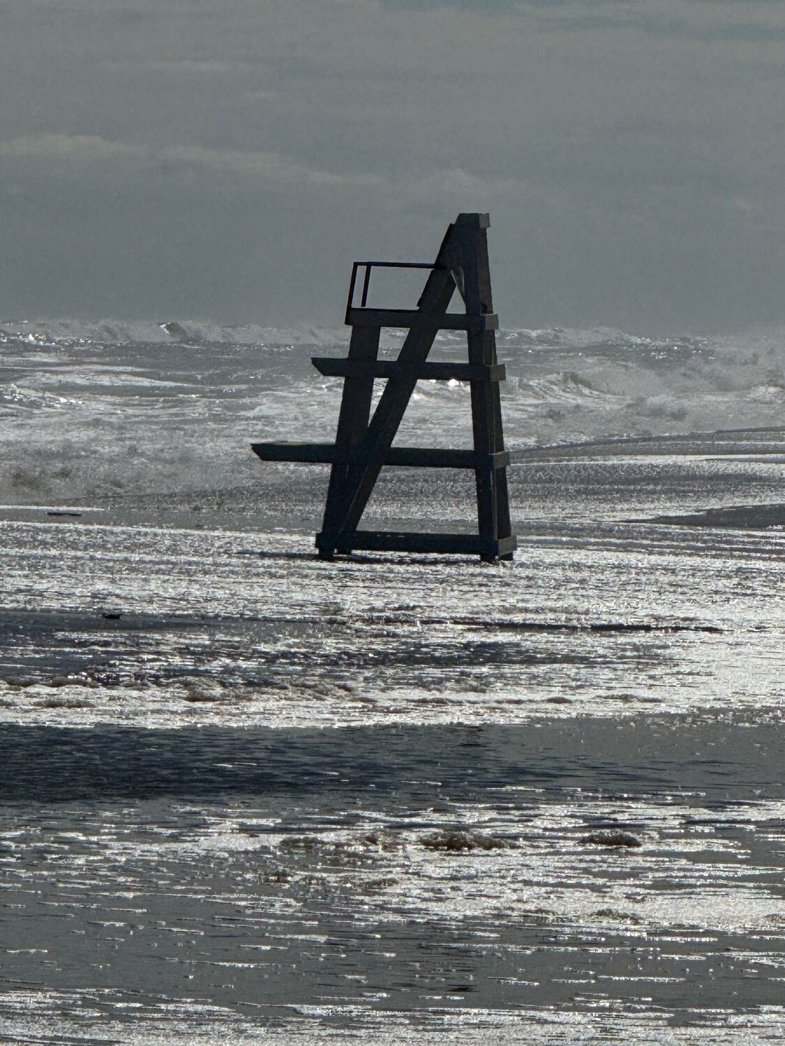 Hurricane Erin's swells began crashing onto South Fork beaches on Tuesday afternoon. Many local beaches are expected to be closed to swimming on Wednesday, Thursday and Friday as well as anticipated to reach 15 feet and could create life-threatening rip currents. ELIZABETH WOLFF