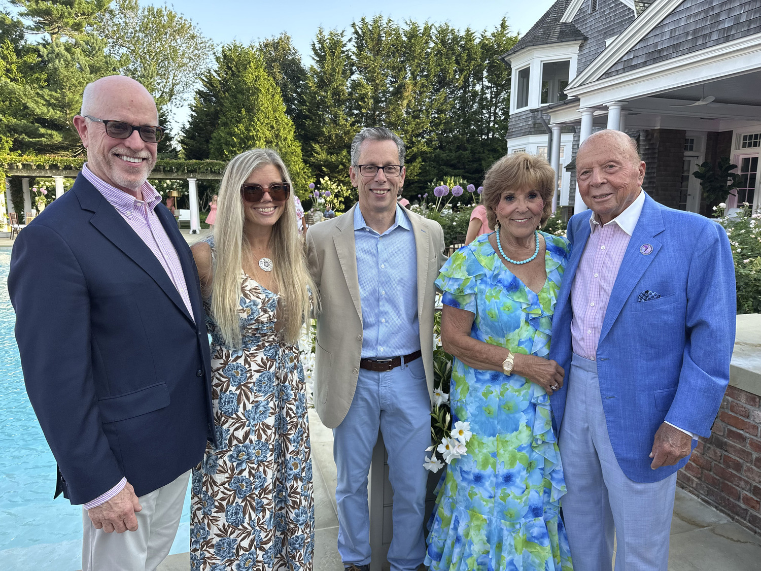 Brian Lally, Dawn and John D'Angelo and Iris and Saul Katz at the 